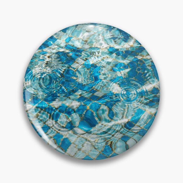 Item preview, Fluid Abstraction in Aquamarine Turquoise and Sapphire designed and sold by Georgia Mizuleva.