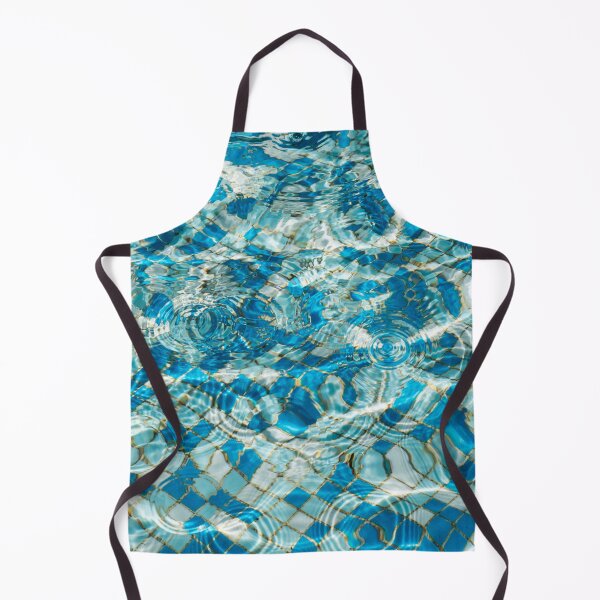 Item preview, Fluid Abstraction in Aquamarine Turquoise and Sapphire designed and sold by Georgia Mizuleva.