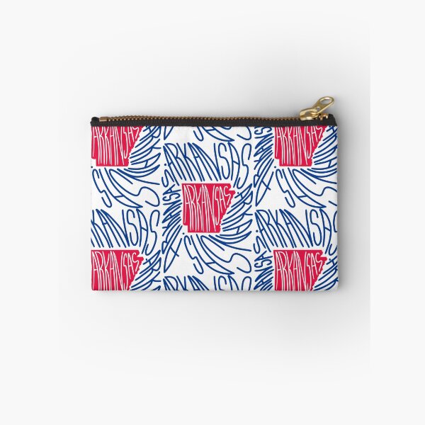 Item preview, Arkansas State Map Typography - Red and Blue - USA America State designed and sold by Ranggasme.