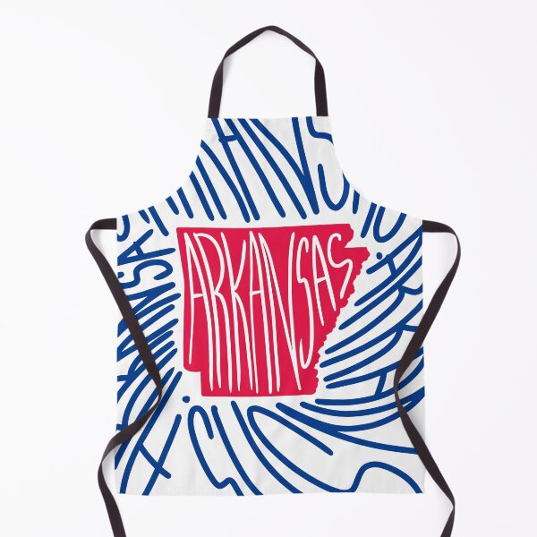 Item preview, Arkansas State Map Typography - Red and Blue - USA America State designed and sold by Ranggasme.