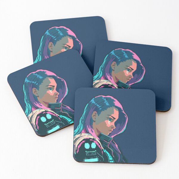 Item preview, Cyber punk girl designed and sold by AtypicalTyler.