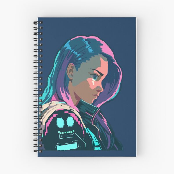 Item preview, Cyber punk girl designed and sold by AtypicalTyler.