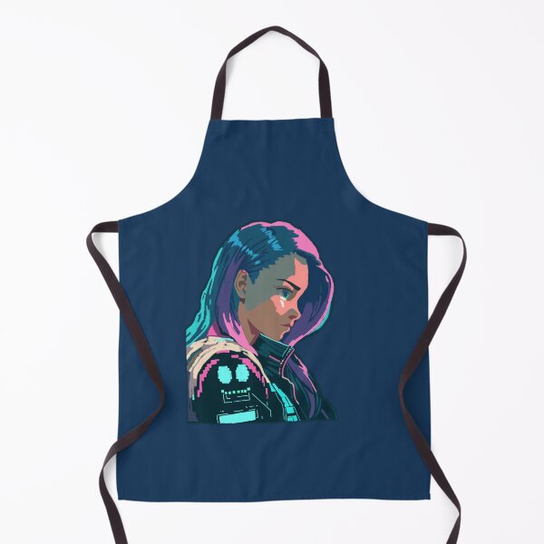 Item preview, Cyber punk girl designed and sold by AtypicalTyler.