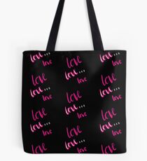Love black pillow Tote Bag