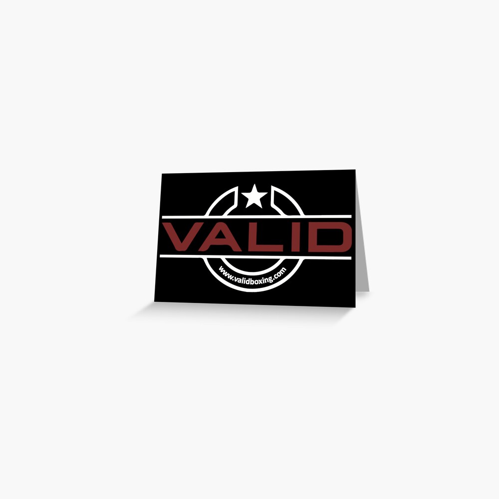 Item preview, Greeting Card designed and sold by ValidBoxingLLC.