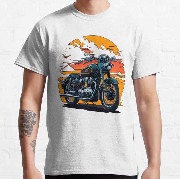 triumph bobbers vintage classic motorcycle t-shirt Men's T-Shirt
