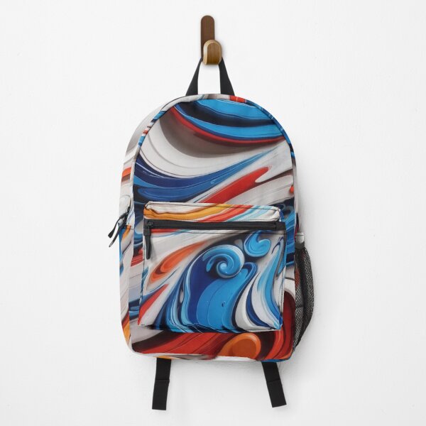 Item preview, #3 "Swirly Blue and White Design: Captivating Visuals for Your Space" designed and sold by CyberCollective.