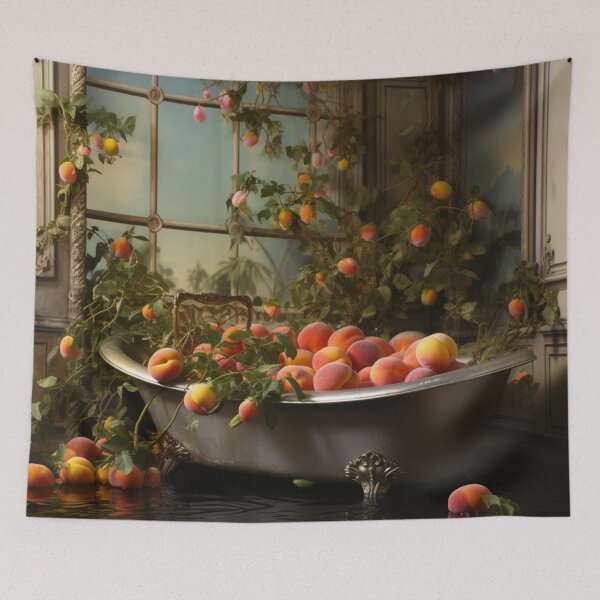 Item preview, Peach Bath designed and sold by Gritz - Photographer, AI Artist.
