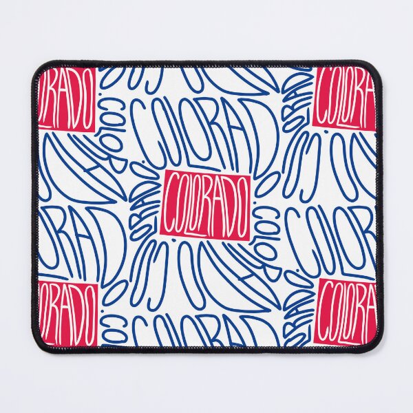 Item preview, Colorado State Map Typography - Red and Blue - USA America State designed and sold by Ranggasme.