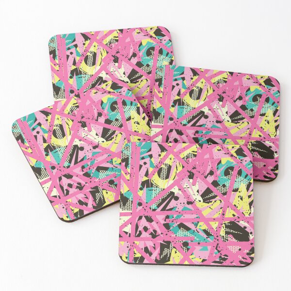Item preview, Abstract Pink 80's Pattern Design designed and sold by CosmicPatriot.