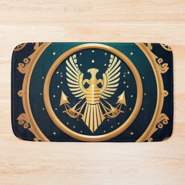 Item preview, Teal and gold royal design  designed and sold by Roxburylane.