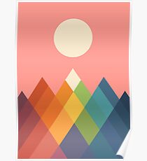Rainbow Peak Poster