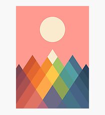 Rainbow Peak Photographic Print