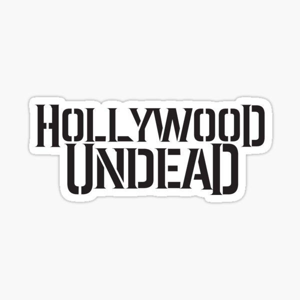 Hollywood Undead text logo Sticker