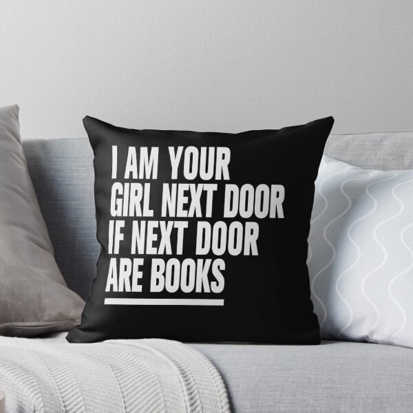 Item preview, BOOK LOVER GIRL NEXT DOOR designed and sold by T UNIQUE.
