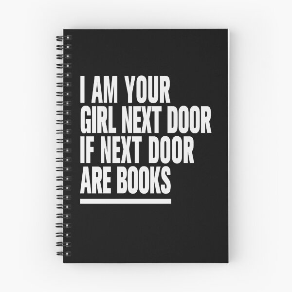 Item preview, BOOK LOVER GIRL NEXT DOOR designed and sold by T UNIQUE.