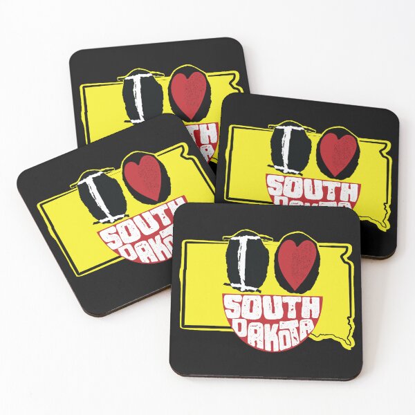 Item preview, I Love South Dakota Smiling Happy Face designed and sold by pelagio.