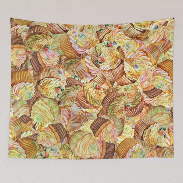 Item preview, Cute Cupcake Pattern, Cupcake Background Pattern designed and sold by DesignHouse07.