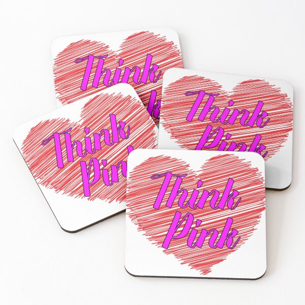 Item preview, Think Pink Scribble Heart designed and sold by Bruce ALMIGHTY Baker.