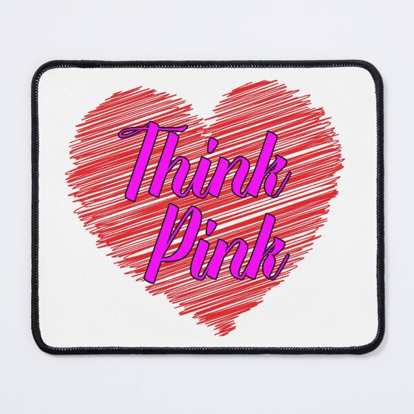 Item preview, Think Pink Scribble Heart designed and sold by Bruce ALMIGHTY Baker.