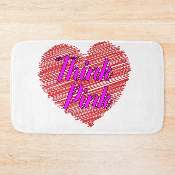 Item preview, Think Pink Scribble Heart designed and sold by Bruce ALMIGHTY Baker.