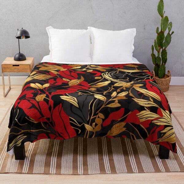Item preview, Red and Gold Camouflaged pattern designed and sold by Itzjustlife.