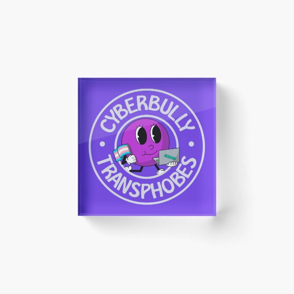 Item preview, Cyberbully Transphobes - Funny Trans Meme designed and sold by Picket Club.
