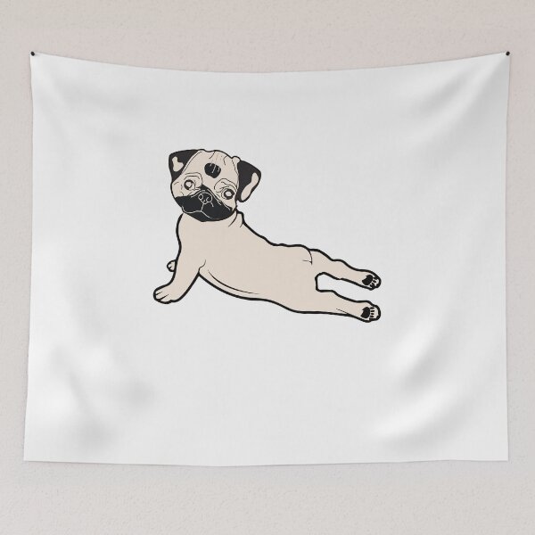 Item preview, Yoga Pug: Upward Facing Dog designed and sold by friendlyspoon.