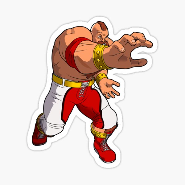 Zangief (SF6) Defeated Face Sticker – Vinyl Labz