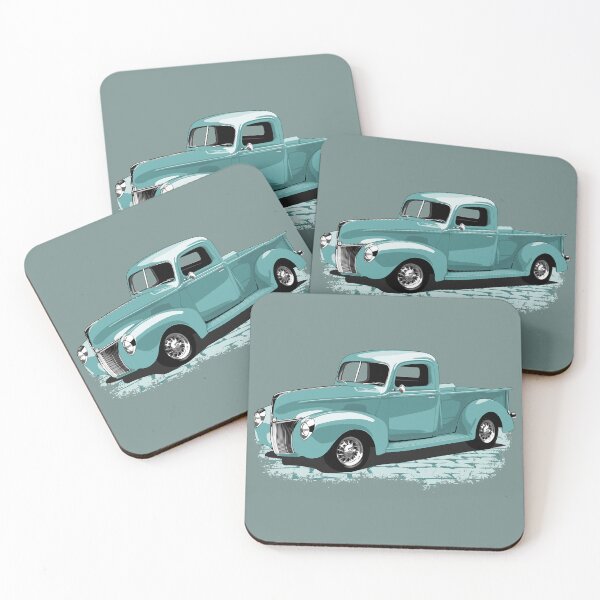 Item preview, Blue 40 Ford pickup truck designed and sold by Glenn Mueller.
