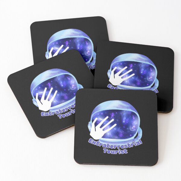 Item preview, Extraterrestrial Tourist Cute Alien Purple Graphic Design designed and sold by missdebi27.