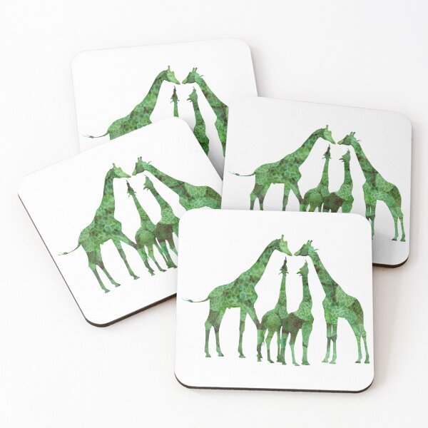 Item preview, Giraffe Family — Mint Leaves designed and sold by Ramona Gonzales.