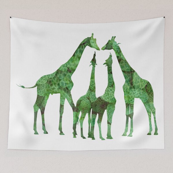 Item preview, Giraffe Family — Mint Leaves designed and sold by Ramona Gonzales.