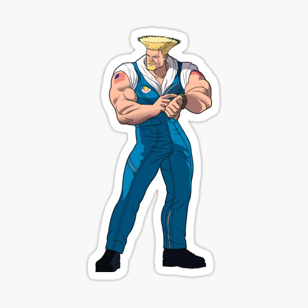 Guile Street Fighter 6 Sticker for Sale by Stylish-Geek