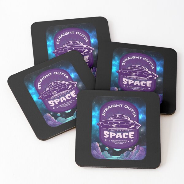 Item preview, Straight Outta Space Alien Mothership UFO Funny ET Outer Space  designed and sold by RaeaSunShineDesigns.