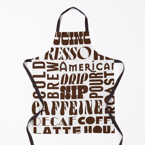 Item preview, Coffee Typography Letterpress Poster Brown designed and sold by CaffeinatedVibe.