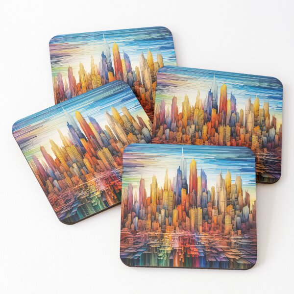 Item preview, Colorful Skyline designed and sold by JPugliese.