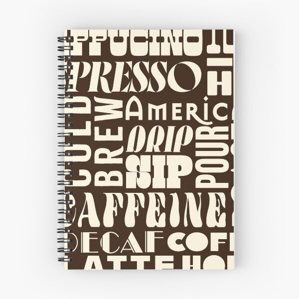 Item preview, Café Tipografía Tipografía Póster Crema designed and sold by CaffeinatedVibe.