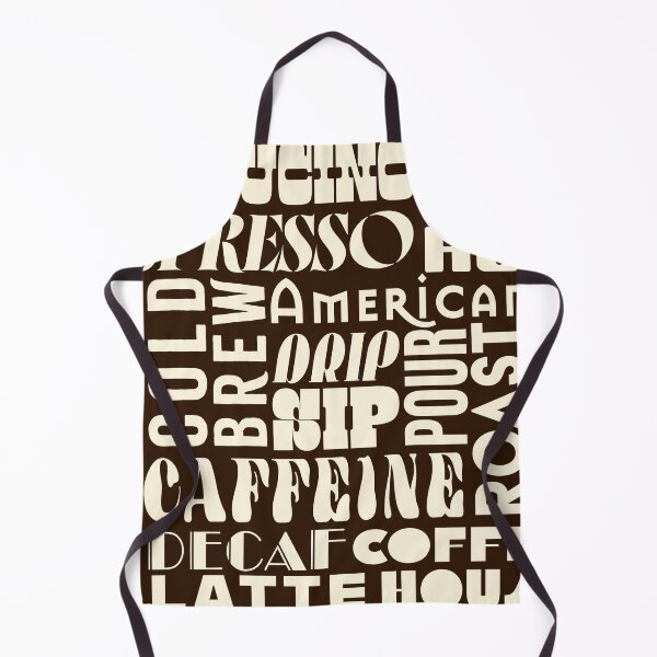 Item preview, Coffee Typography Letterpress Poster Cream designed and sold by CaffeinatedVibe.