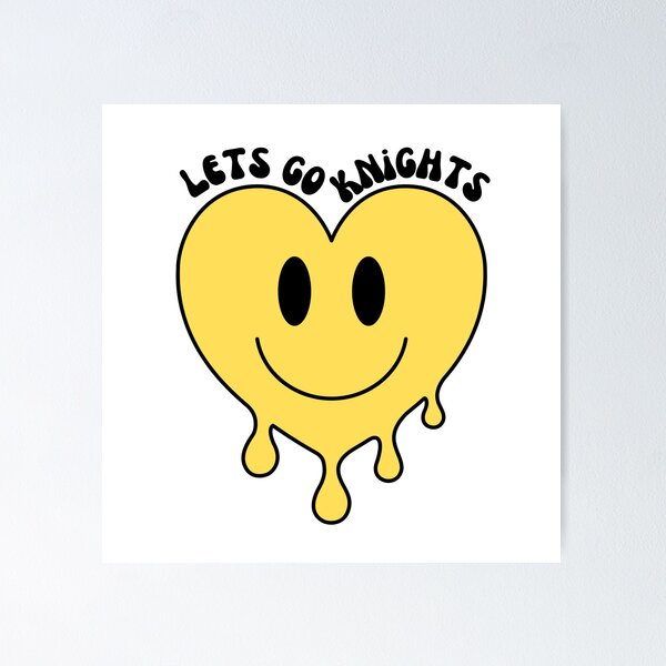 Item preview, Let's Go Knights Melting Heart designed and sold by OscarAndOphelia.