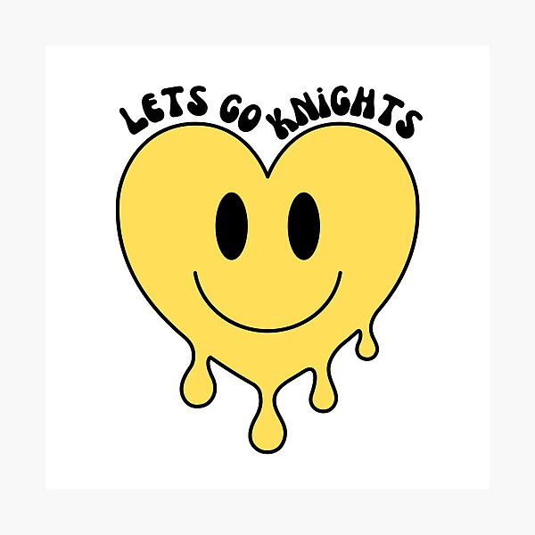 Item preview, Let's Go Knights Melting Heart designed and sold by OscarAndOphelia.
