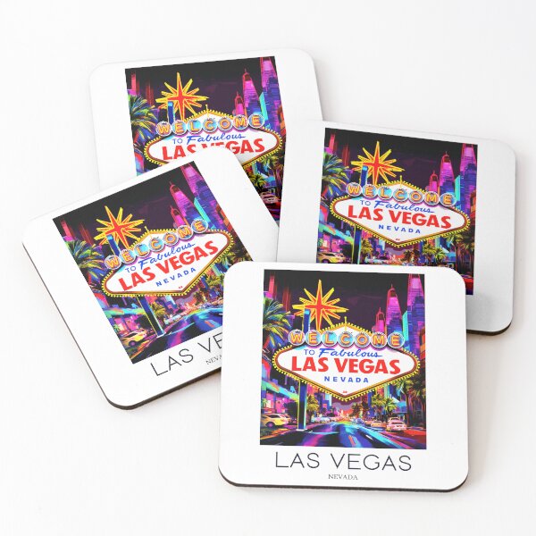 Item preview,  A Pop Art Travel Print of the Las Vegas Sign - Nevada - US designed and sold by StudioRedKoala.