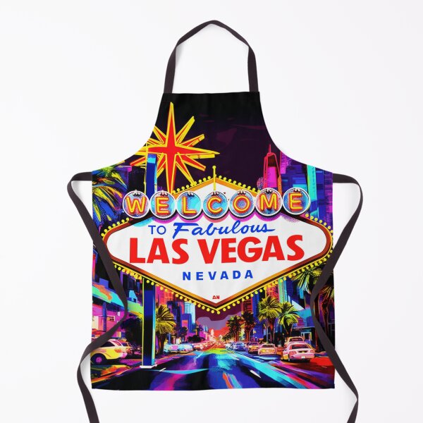 Item preview,  A Pop Art Travel Print of the Las Vegas Sign - Nevada - US designed and sold by StudioRedKoala.