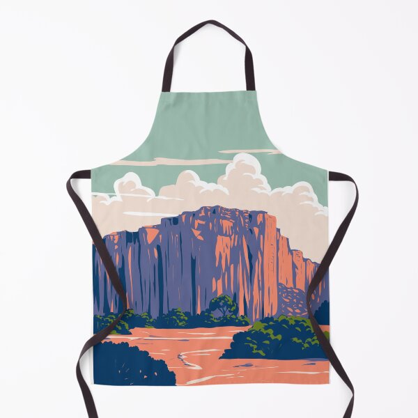 Item preview, Talampaya National Park in La Rioja Province Argentina WPA Art Deco Poster designed and sold by patrimonio.