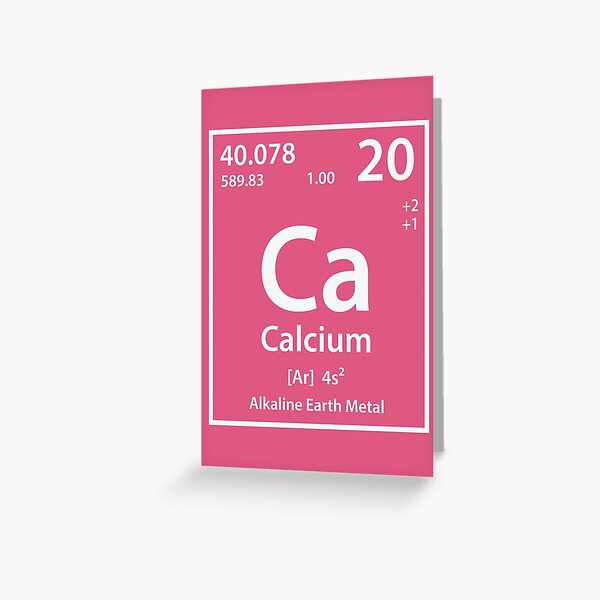 Artikel-Vorschau von Kalzium Element, designt und verkauft von cerebrands.