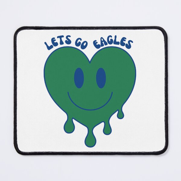 Item preview, Let's Go Eagles Melting Heart designed and sold by OscarAndOphelia.
