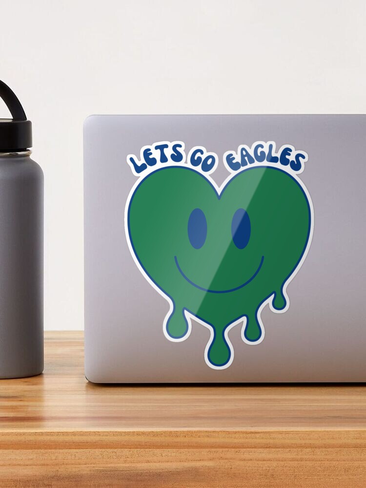 Let's Go Eagles Melting Heart | Sticker