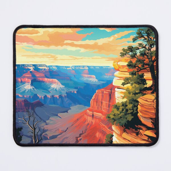 Item preview, A Pop Art Travel Print of the Grand Canyon - Arizona designed and sold by StudioRedKoala.