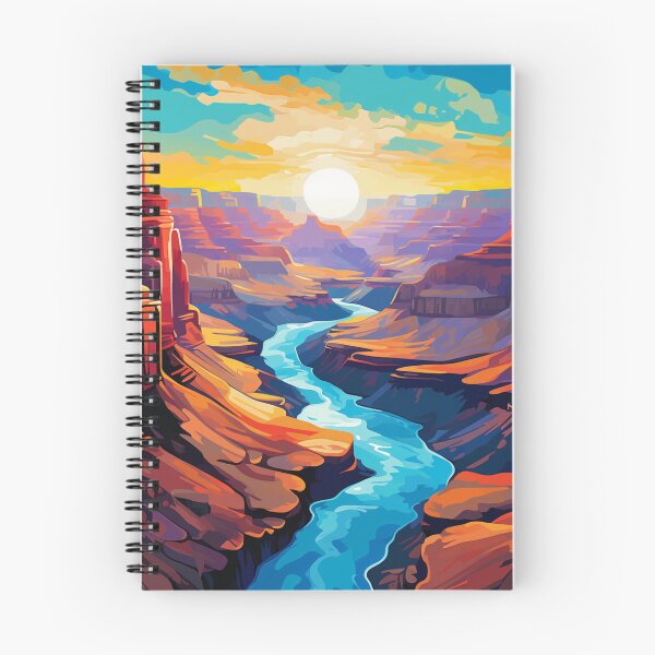 Item preview, A Pop Art Travel Print of the Grand Canyon - Arizona designed and sold by StudioRedKoala.