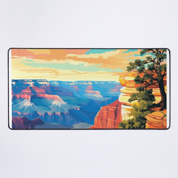 Item preview, A Pop Art Travel Print of the Grand Canyon - Arizona designed and sold by StudioRedKoala.